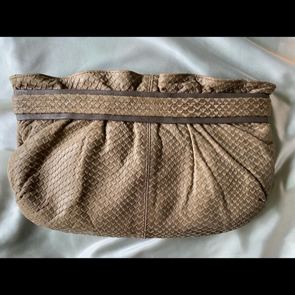 Vintage Nolan Miller Leather Clutch/Crossbody